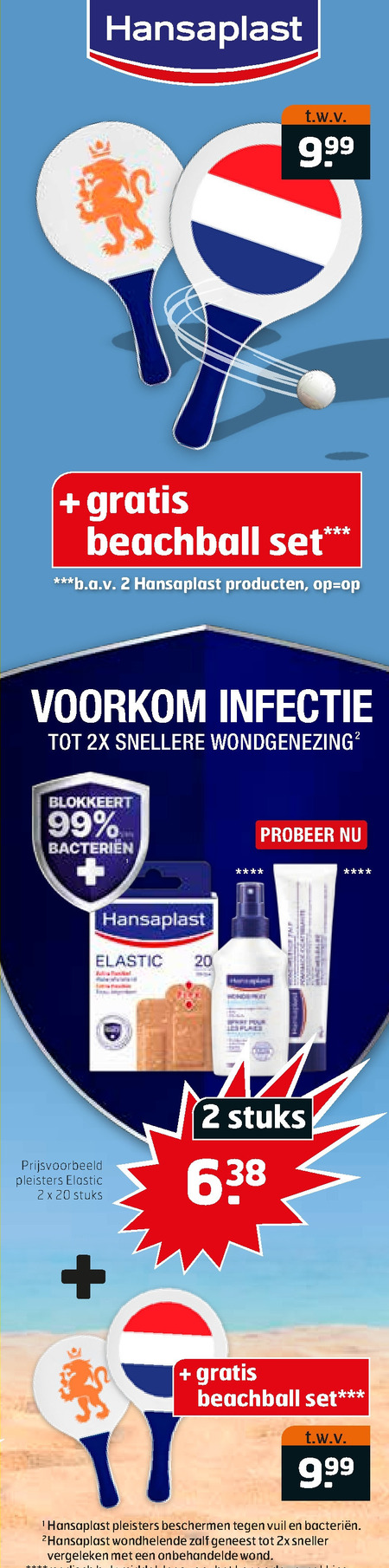 Hansaplast   wondverzorging, likdoornpleisters folder aanbieding bij  Trekpleister - details