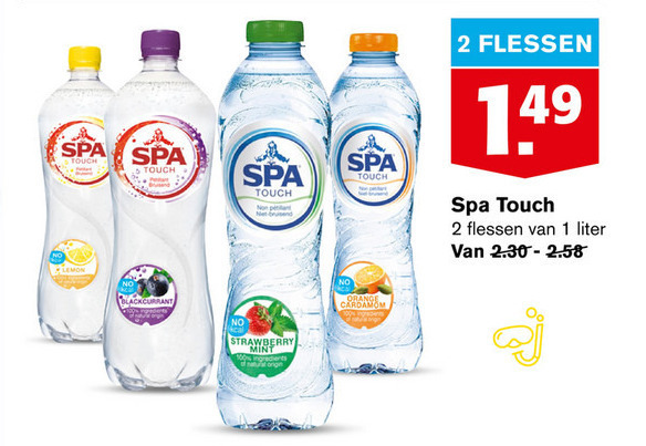 Spa en Fruit   fruitdrank folder aanbieding bij  Hoogvliet - details