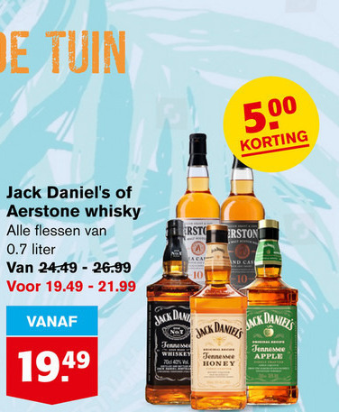 Aerstone   whisky folder aanbieding bij  Hoogvliet - details