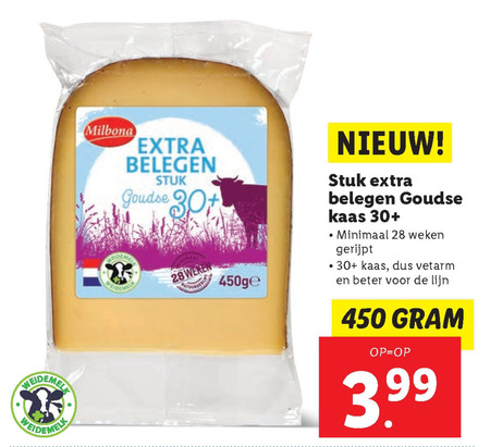 Milbona   kaas folder aanbieding bij  Lidl - details