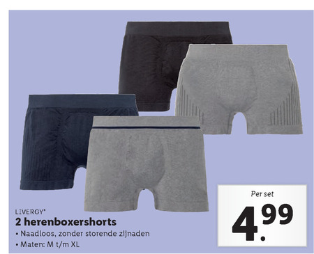 Livergy   heren boxershort folder aanbieding bij  Lidl - details