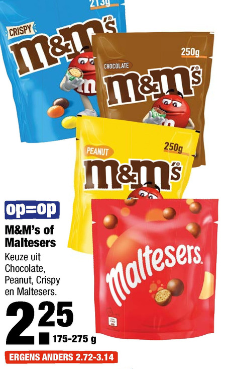 Maltesers   chocoladepindas, chocolade folder aanbieding bij  Aldi - details