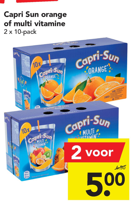 Capri-Sun   fruitdrank folder aanbieding bij  Deen - details