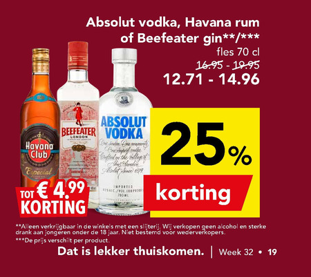 Beefeater   gin, rum folder aanbieding bij  Deen - details