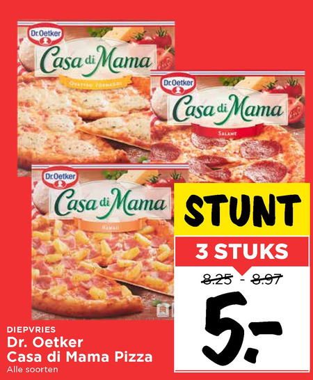 Dr Oetker   diepvriespizza folder aanbieding bij  Vomar - details