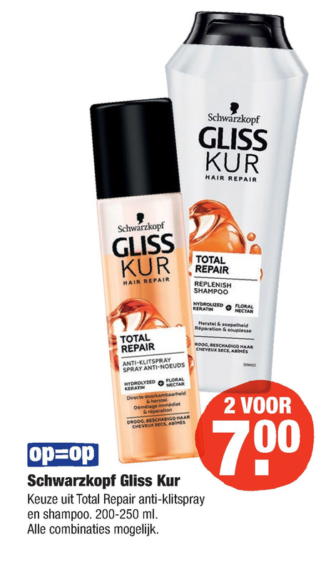 Gliss Kur   shampoo folder aanbieding bij  Aldi - details