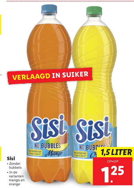 Sisi   frisdrank folder aanbieding bij  Lidl - details