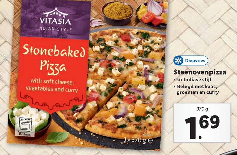 Vitasia   diepvriespizza folder aanbieding bij  Lidl - details