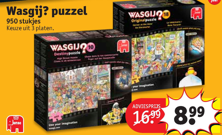 Wasgij   legpuzzel folder aanbieding bij  Kruidvat - details