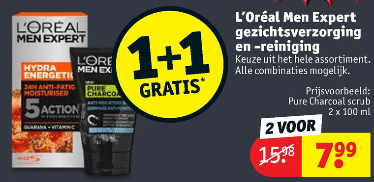 L Oreal Men Expert   heren gezichtsverzorging folder aanbieding bij  Kruidvat - details