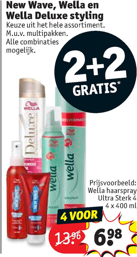 New Wave   haargel, hairspray folder aanbieding bij  Kruidvat - details