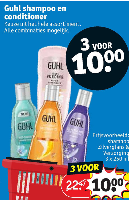 Guhl   conditioner, shampoo folder aanbieding bij  Kruidvat - details