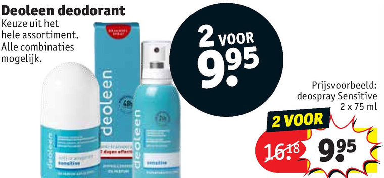 Deoleen   deodorant folder aanbieding bij  Kruidvat - details