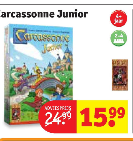 Carcassonne   kinderspelletje folder aanbieding bij  Kruidvat - details