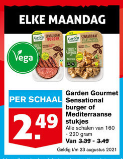 Garden Gourmet   vegetarisch folder aanbieding bij  Hoogvliet - details