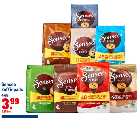 Douwe Egberts Senseo   koffiepad folder aanbieding bij  Makro - details