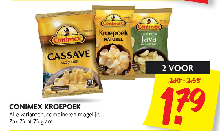 Conimex   kroepoek folder aanbieding bij  Dekamarkt - details