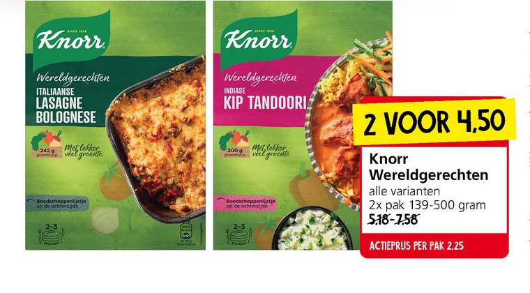 Knorr   maaltijdmix folder aanbieding bij  Jan Linders - details