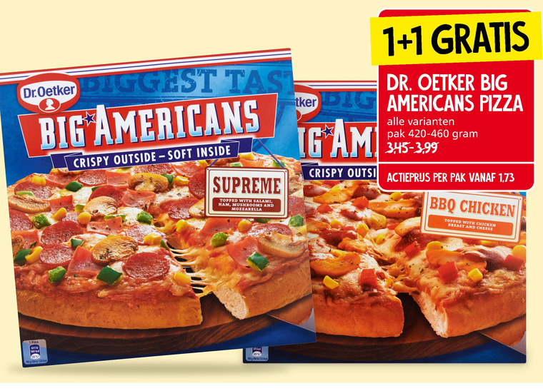 Dr Oetker   diepvriespizza folder aanbieding bij  Jan Linders - details