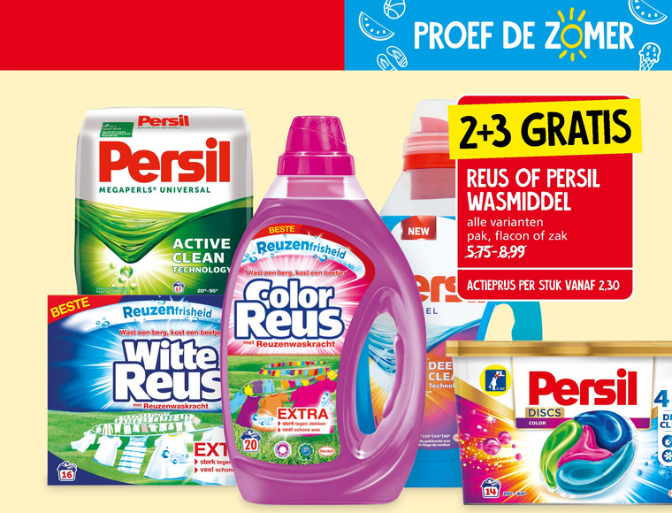 Persil   wasmiddel folder aanbieding bij  Jan Linders - details