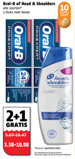 Head and Shoulders   tandpasta, shampoo folder aanbieding bij  Poiesz - details