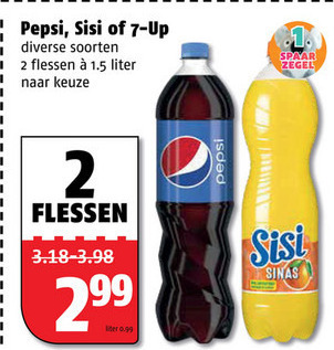 Sisi   frisdrank, cola folder aanbieding bij  Poiesz - details