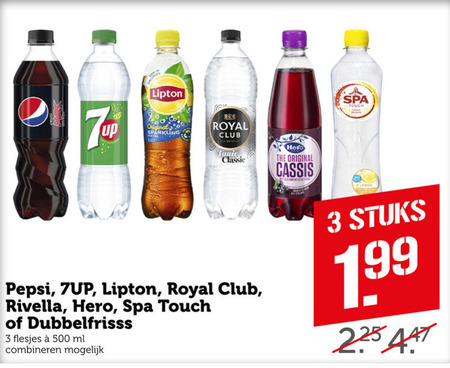 Royal Club   frisdrank, ice tea folder aanbieding bij  Coop - details