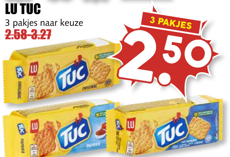 Lu Tuc   zoutje folder aanbieding bij  MCD Supermarkt Basis - details