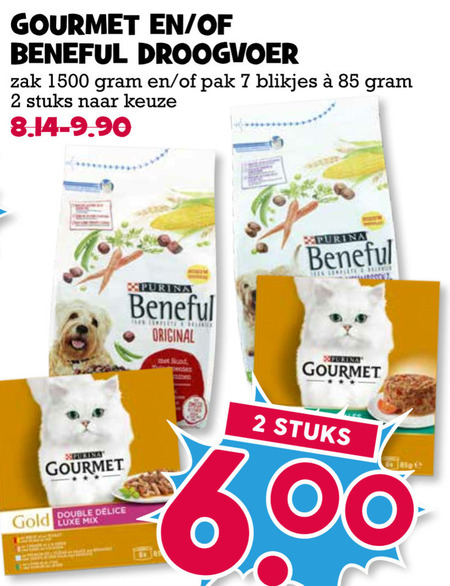 Beneful   hondenvoer, kattenvoer folder aanbieding bij  Boons Markt - details