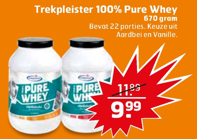 Trekpleister Huismerk   sportvoeding folder aanbieding bij  Trekpleister - details