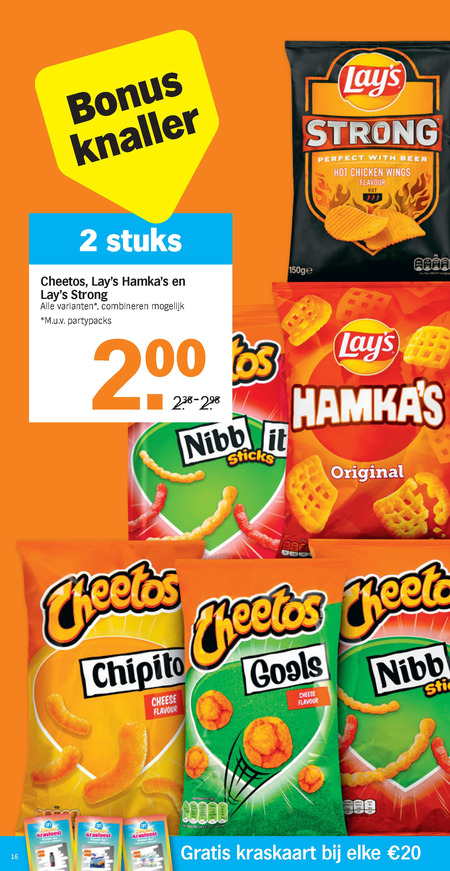 Lays   zoutje, chips folder aanbieding bij  Albert Heijn - details