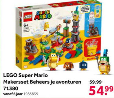 Super Mario Kart   lego folder aanbieding bij  Intertoys - details