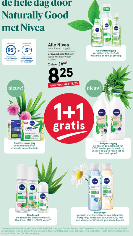 Nivea   dagcreme, deodorant folder aanbieding bij  Etos - details