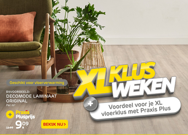 Decomode   laminaat folder aanbieding bij  Praxis - details