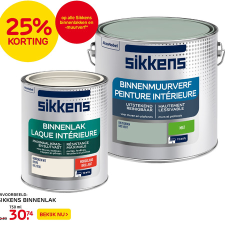 Sikkens   lak, muurverf folder aanbieding bij  Praxis - details