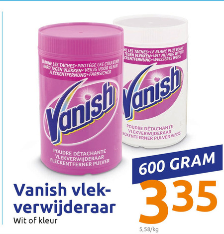 Vanish   vlekkenverwijderaar folder aanbieding bij  Action - details