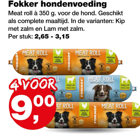 Fokker   hondenvoer folder aanbieding bij  Jumper - details