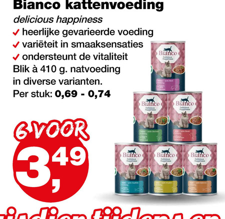 Bianco   kattenvoer folder aanbieding bij  Jumper - details