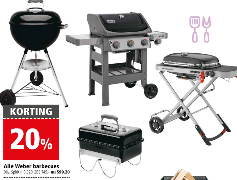 Weber   electrische barbecue, gasbarbecue folder aanbieding bij  Welkoop - details