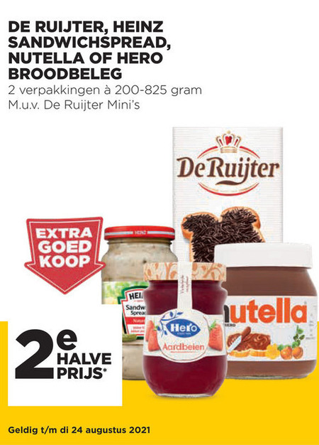 Nutella   hazelnootpasta, sandwich spread folder aanbieding bij  Jumbo - details