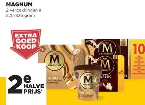 Magnum   ijslollies, ijsspecialiteit folder aanbieding bij  Jumbo - details