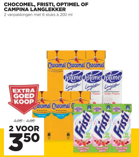 Chocomel   drinkyoghurt, chocolademelk folder aanbieding bij  Jumbo - details