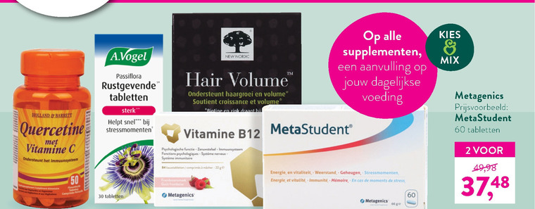 MetaRelax   voedingssupplement folder aanbieding bij  Holland & Barrett - details