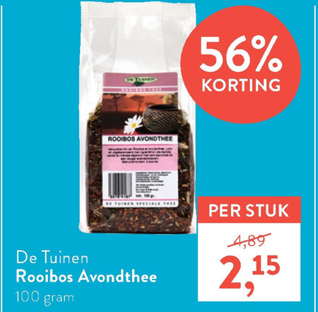 De Tuinen Huismerk   thee folder aanbieding bij  Holland & Barrett - details