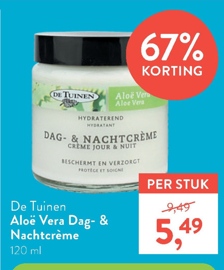 De Tuinen Huismerk   dagcreme, nachtcreme folder aanbieding bij  Holland & Barrett - details