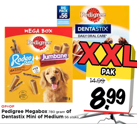 Pedigree Dentastix   hondensnacks folder aanbieding bij  Vomar - details