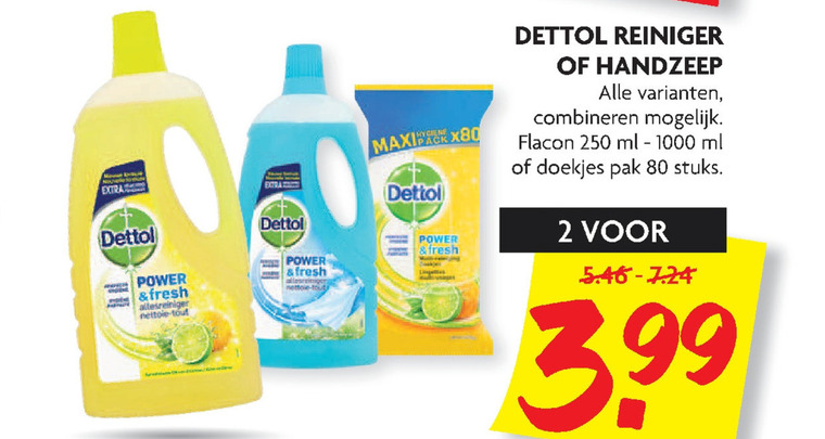 Dettol   allesreiniger, handzeep folder aanbieding bij  Dekamarkt - details