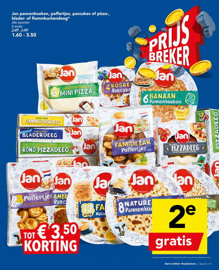 Jan   pannenkoek, poffertjes folder aanbieding bij  Deen - details