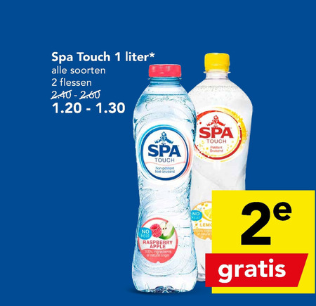 Spa en Fruit   fruitdrank folder aanbieding bij  Deen - details