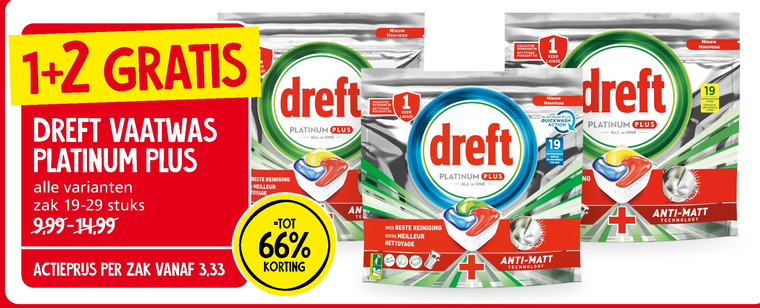 Dreft   vaatwasmiddel folder aanbieding bij  Jan Linders - details